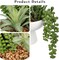 7.5” Small Succulents Plants Artificial in Ceramic Pots Potted Faux Succulent Arrangement with High Bowl Planter Fake Desk Succulents Plants for Home Bathroom Shelf Table Indoor Decor